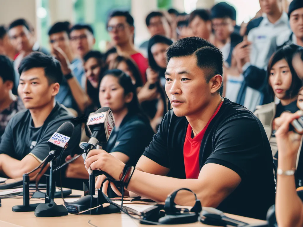李景亮亮相赛前发布会畅谈近期备战状态与赛事目标
